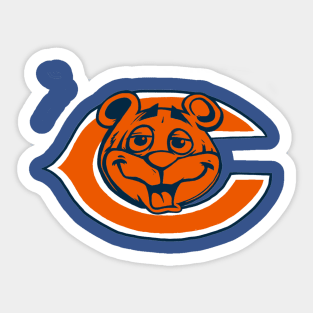 Sugar Bear x Chicago Bears Sticker